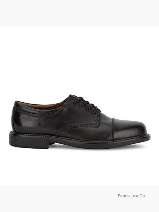 Men\'s Casual Cap Toe Oxford Dress Shoes Leather Lace-Up Work main image 4